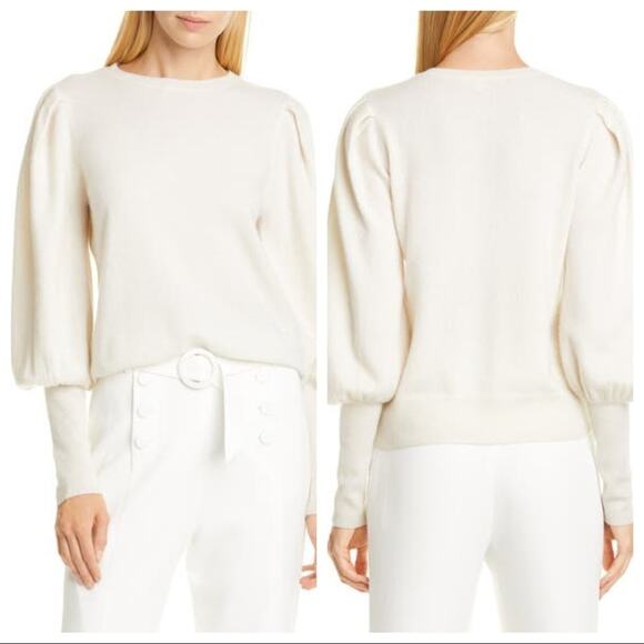 JOIE Noely Wool And Cashmere Sweater In Ivory Size XS - Picture 1 of 12
